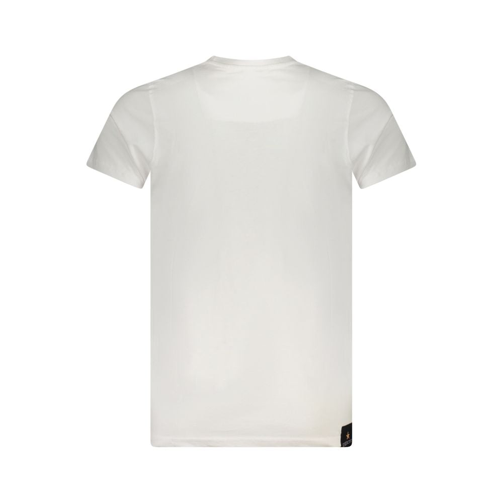 T-shirt da uomo in cotone bianco Accademia Militare
