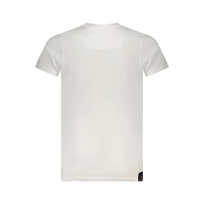 T-shirt da uomo in cotone bianco Accademia Militare
