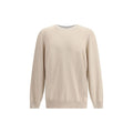 Brunello Cucinelli Maglione Beige in Cashmere