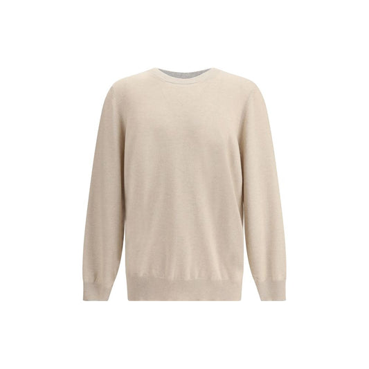 Brunello Cucinelli Maglione Beige in Cashmere