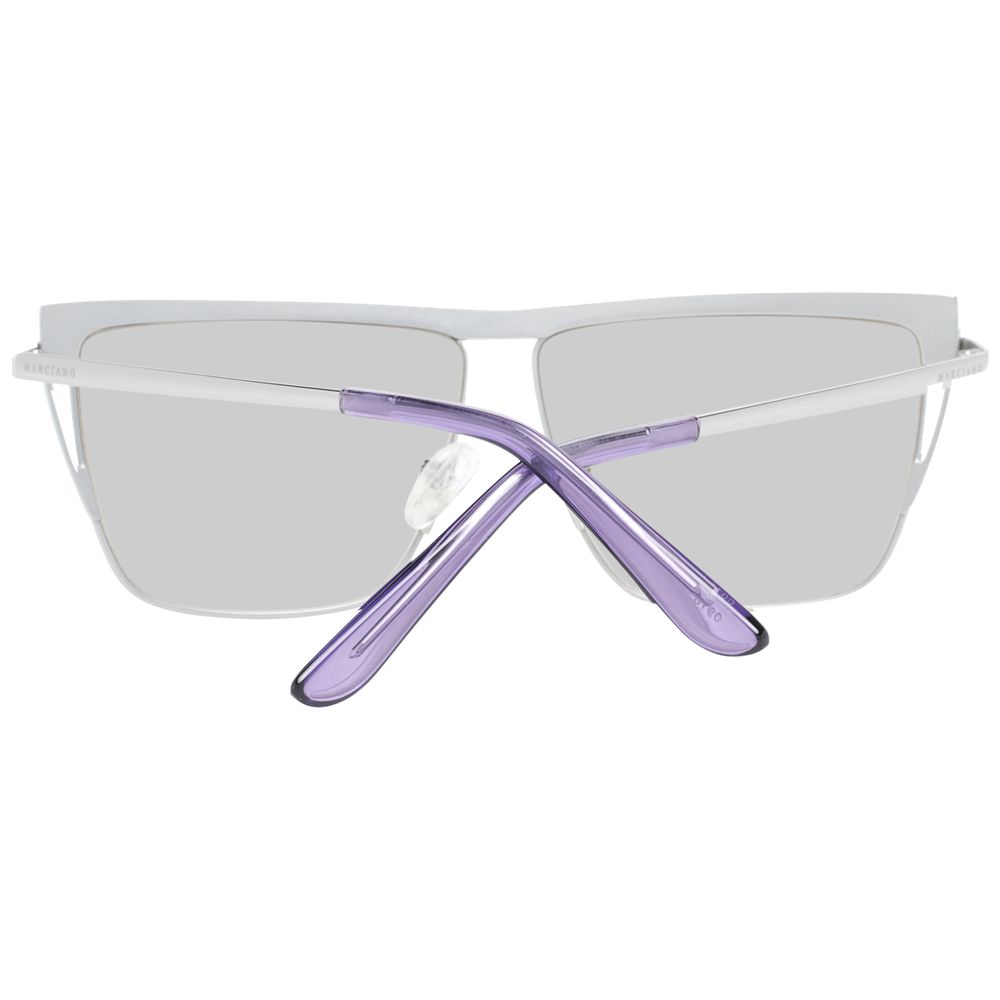 Occhiali da sole in metallo argento Marciano by Guess