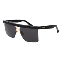 Lunettes de soleil Max Mara en acier inoxydable noir