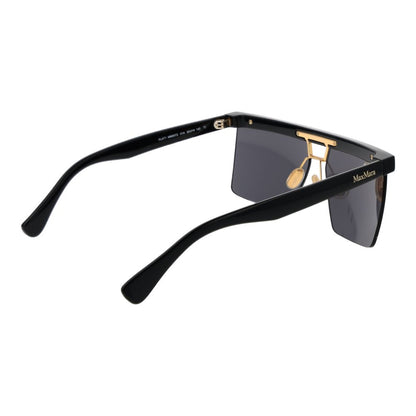 Lunettes de soleil Max Mara en acier inoxydable noir