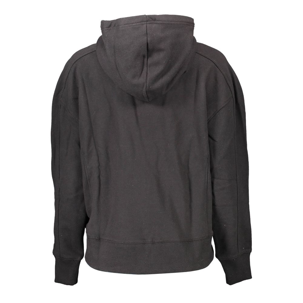 Sweat à capuche Calvin Klein en coton noir pour femme