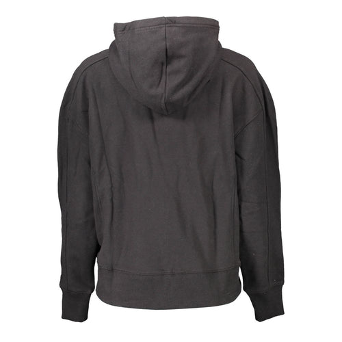 Calvin Klein Schwarzer Damen-Kapuzenpullover aus Baumwolle