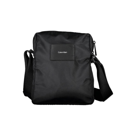 Calvin Klein Borsa a Tracolla da Uomo Nera in Poliestere