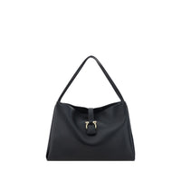 Borsa a mano Ferragamo Bos Taurus in pelle di vitello nera