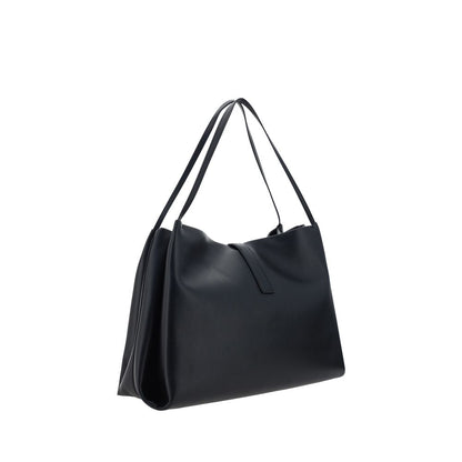 Borsa a mano Ferragamo Bos Taurus in pelle di vitello nera