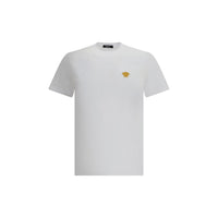 T-shirt in cotone bianco Versace