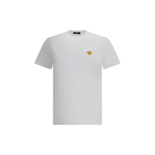 T-shirt in cotone bianco Versace