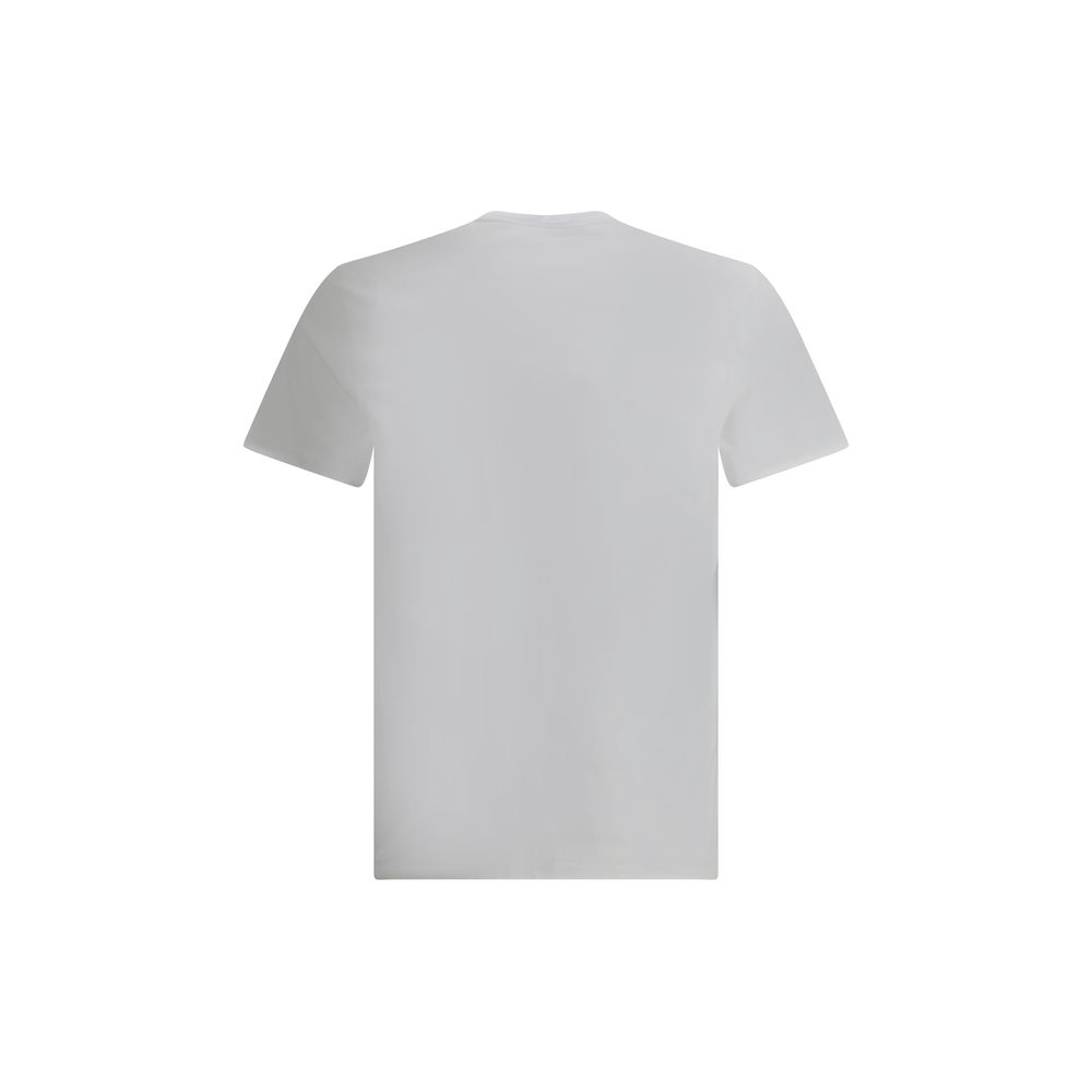 T-shirt in cotone bianco Versace