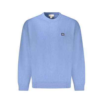 Felpa Calvin Klein da uomo in cotone blu