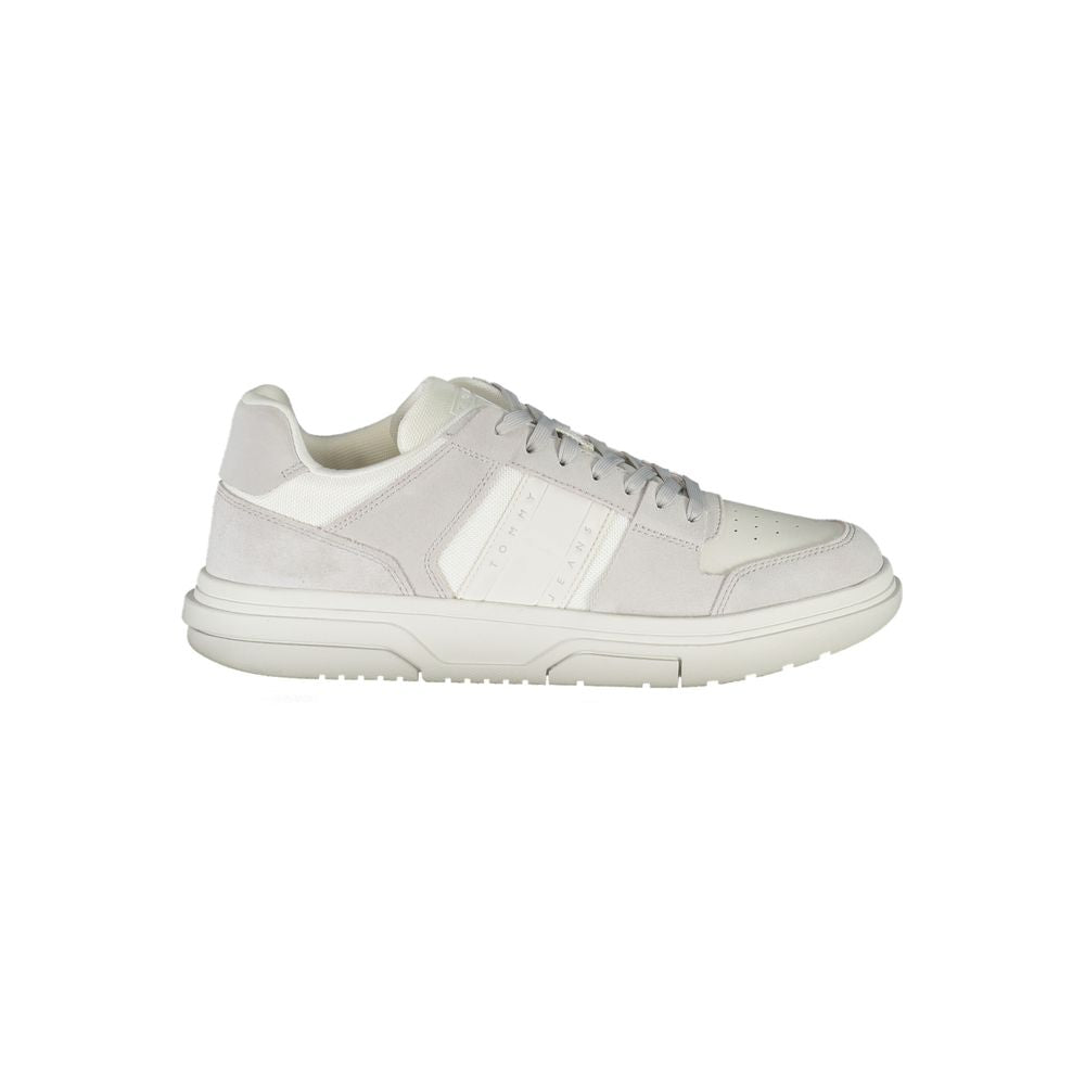 Baskets Tommy Hilfiger blanches en polyuréthane pour homme