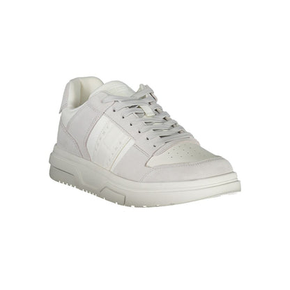 Sneaker da uomo Tommy Hilfiger in poliuretano bianco