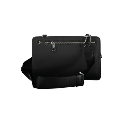 Borsa a tracolla da uomo Calvin Klein in poliestere nero