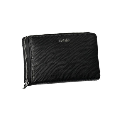Portefeuille femme Calvin Klein en polyuréthane noir