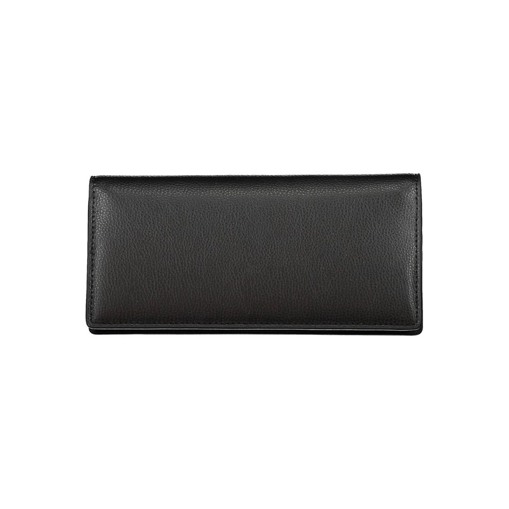 Portefeuille Tommy Hilfiger pour femme en polyuréthane noir