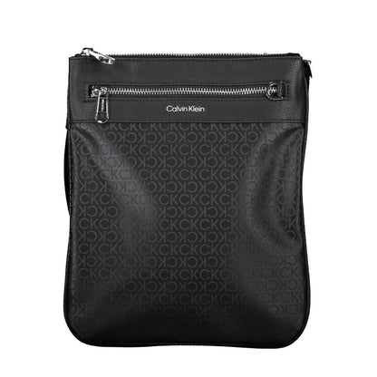 Borsa a tracolla da uomo Calvin Klein in poliestere nero