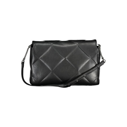 Borsa a tracolla da donna Calvin Klein in poliestere nero