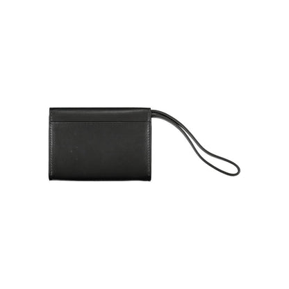 Portafoglio da donna Calvin Klein in poliestere nero