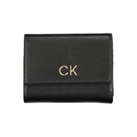 Portafoglio da donna Calvin Klein Nero in poliuretano