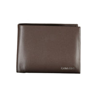 Portefeuille homme Calvin Klein en cuir marron
