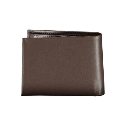 Portefeuille homme Calvin Klein en cuir marron
