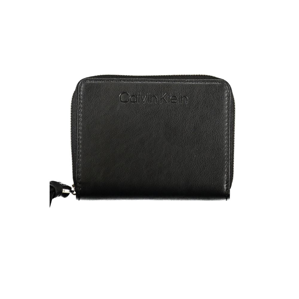 Portefeuille femme Calvin Klein Nero en polyester