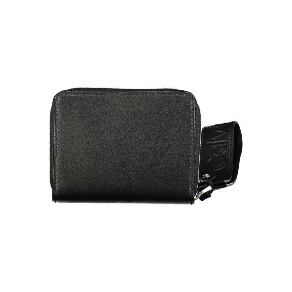 Portefeuille femme Calvin Klein Nero en polyester