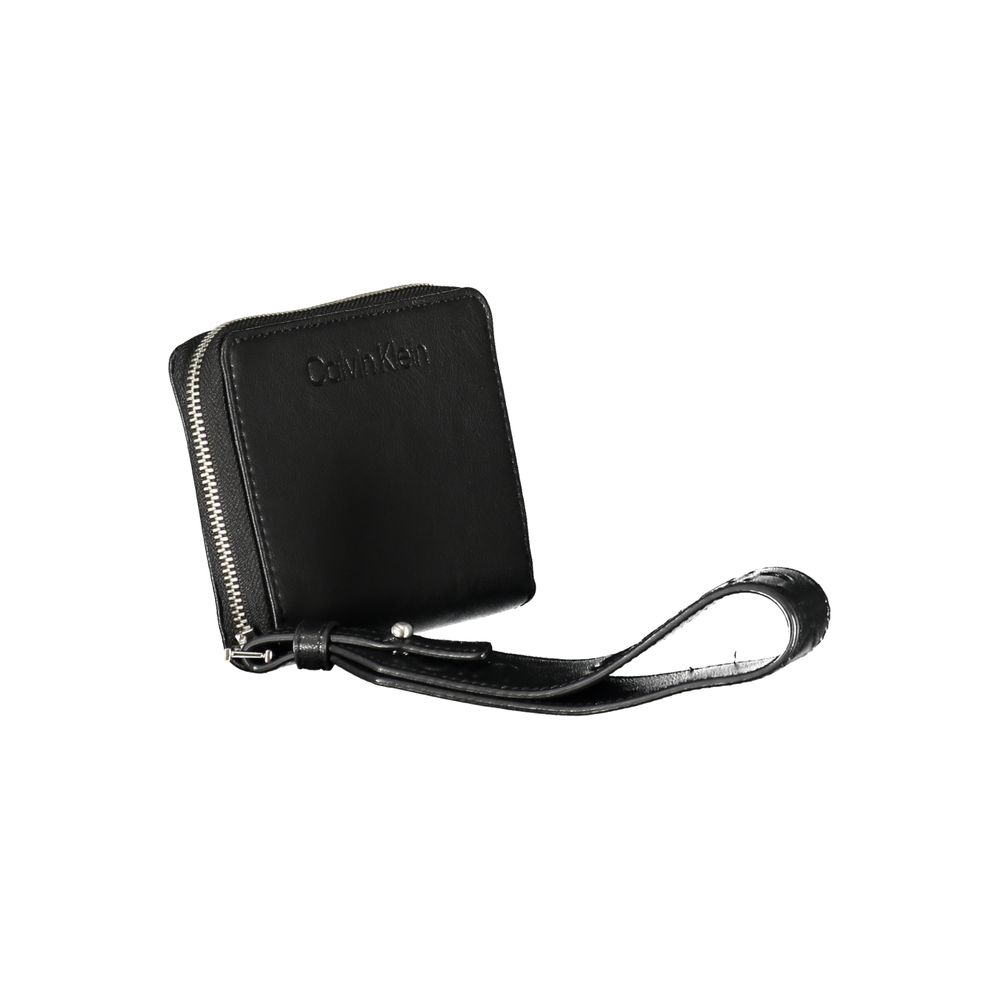 Portefeuille femme Calvin Klein Nero en polyester
