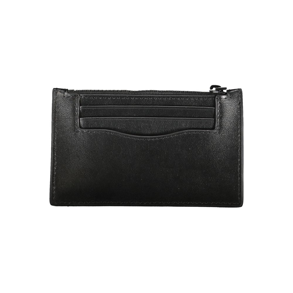 Portefeuille homme en cuir noir Calvin Klein