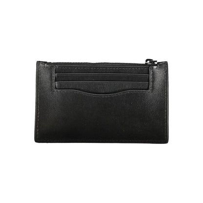 Portafoglio da uomo in pelle nera Calvin Klein