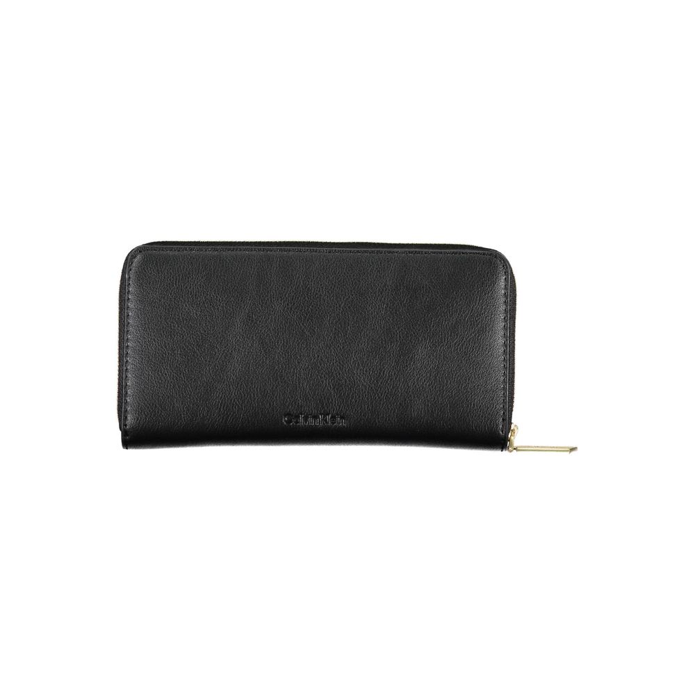 Portefeuille Calvin Klein noir en polyester pour femme