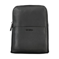 Borsa a tracolla da uomo Calvin Klein in poliuretano nero