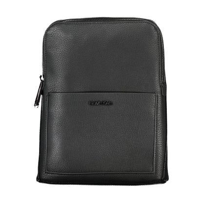 Borsa a tracolla da uomo Calvin Klein in poliuretano nero
