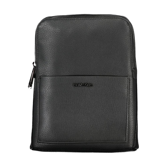 Borsa a tracolla da uomo Calvin Klein in poliuretano nero