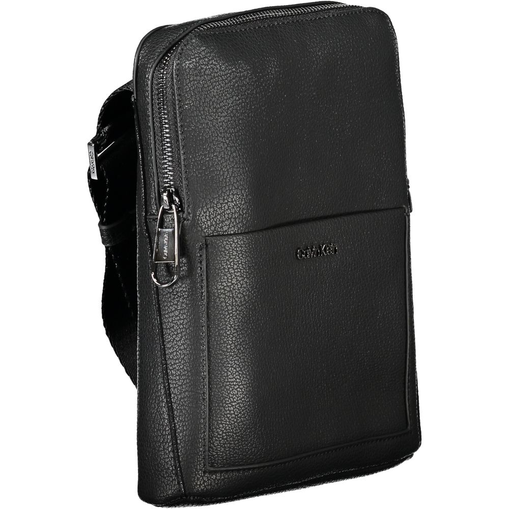 Sac bandoulière Calvin Klein noir en polyuréthane pour homme
