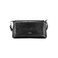Borsa a mano da donna Calvin Klein in poliuretano nero