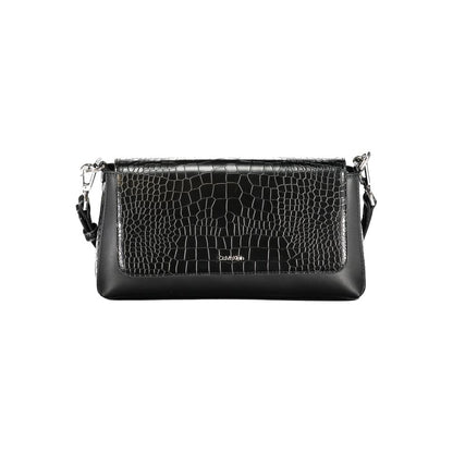 Borsa a mano da donna Calvin Klein in poliuretano nero