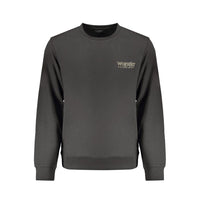 Felpa da uomo in cotone nero Wrangler