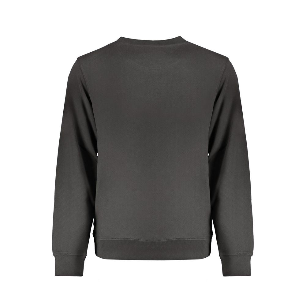 Felpa da uomo in cotone nero Wrangler