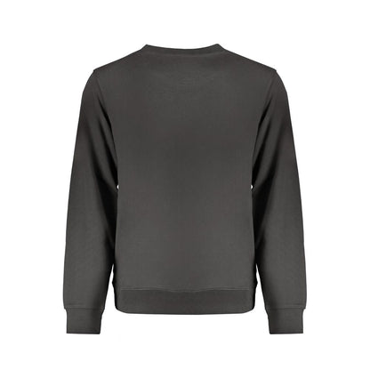 Felpa da uomo in cotone nero Wrangler