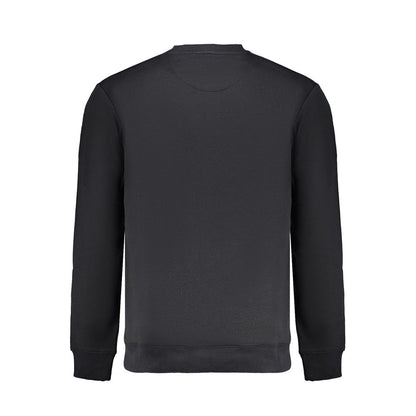 Felpa da uomo in cotone nero Lee