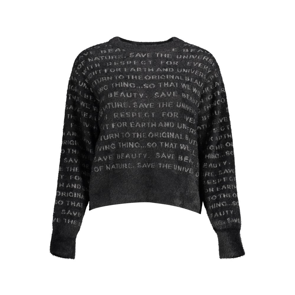Maglione da donna Desigual in poliammide nero