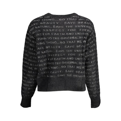 Maglione da donna Desigual in poliammide nero