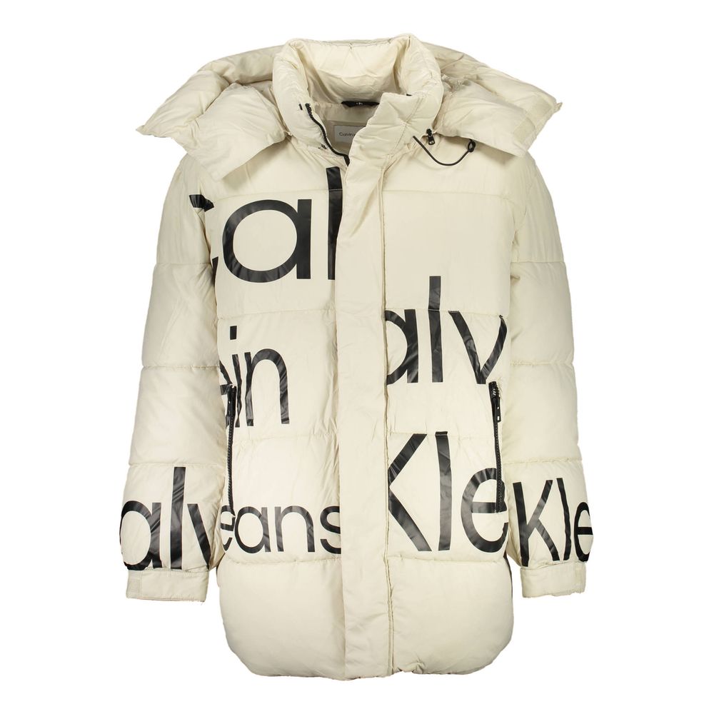 Veste Calvin Klein beige en polyester pour homme
