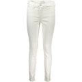 Jean Calvin Klein Bianco en coton pour femme