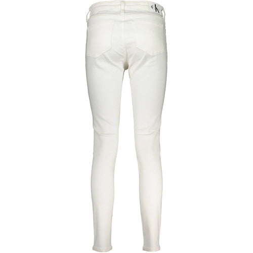Jeans da donna Calvin Klein Bianco Cotton