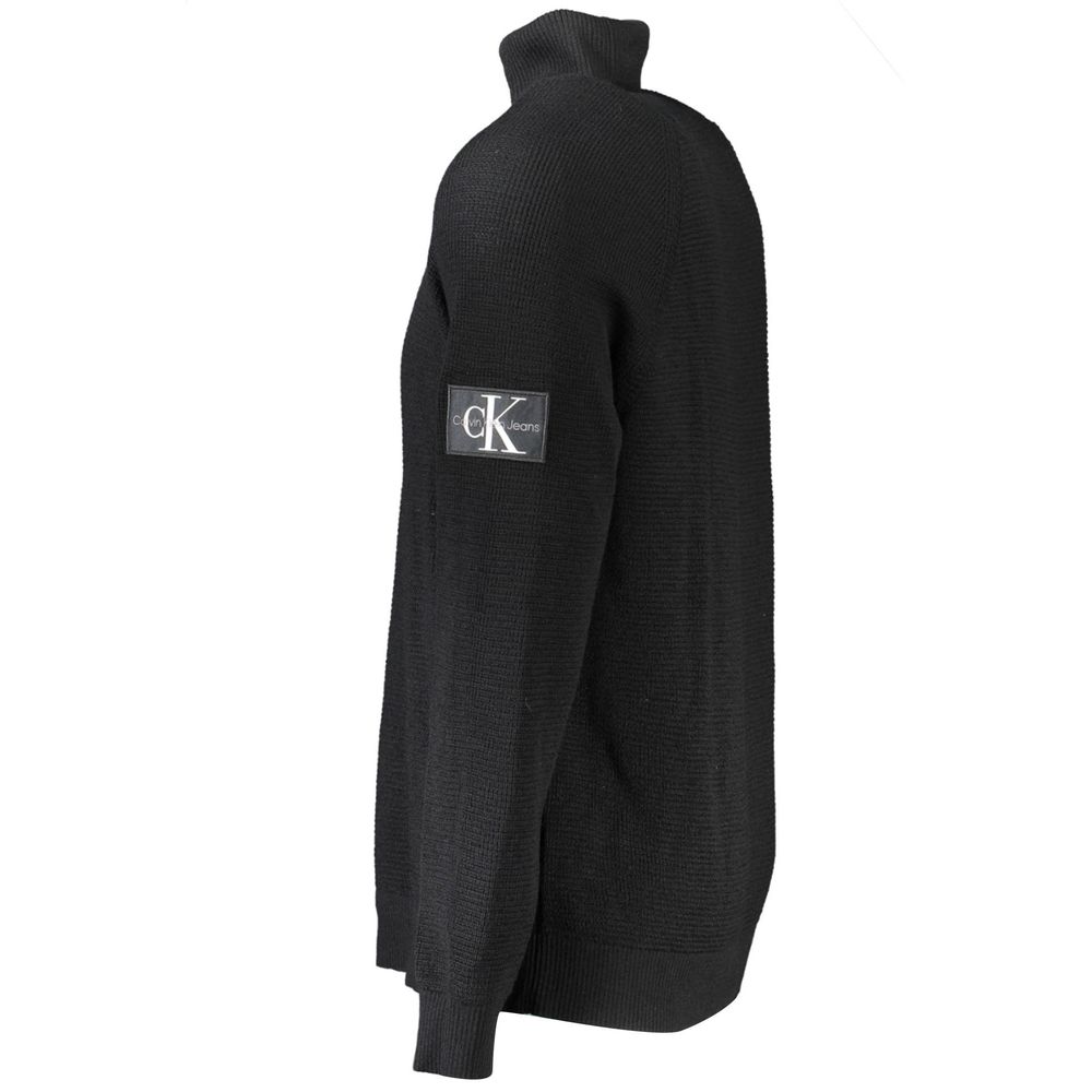 Maglione da uomo in lana nera Calvin Klein