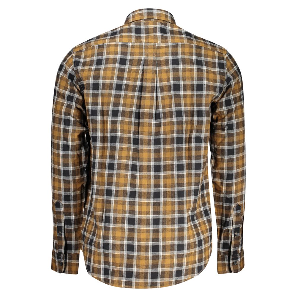 Chemise homme Timberland marron en coton